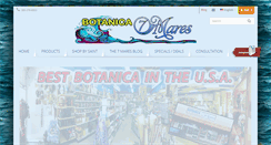 Desktop Screenshot of botanica7mares.com